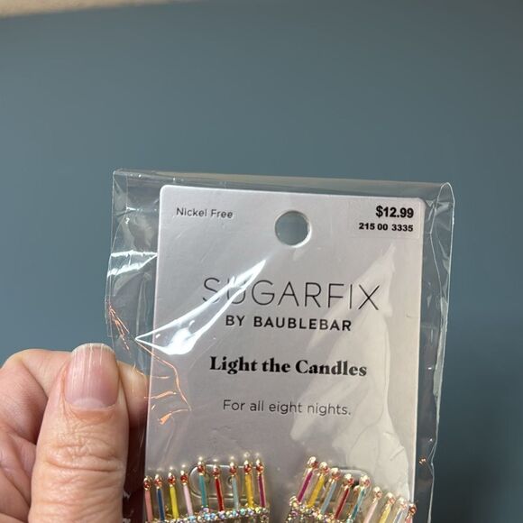 BAUBLEBAR Sugarfix Light The Candles Menorah Earrings *NEW* - Picture 4 of 4